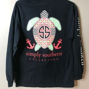 Long sleeve Simply Southern t shirt size medium